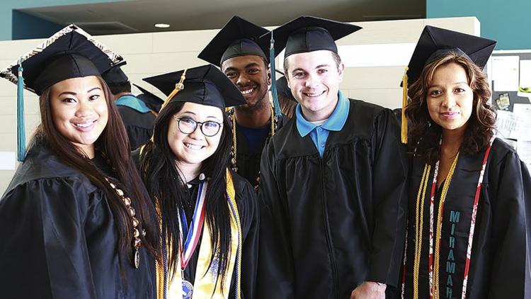 Honors Program Students at Graduation